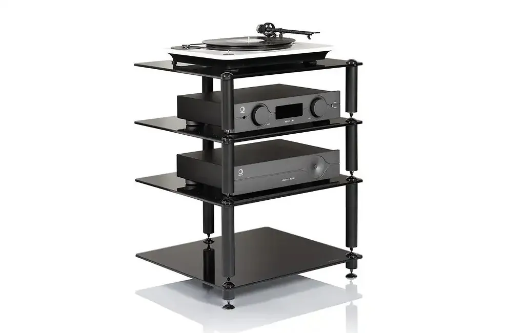 Стійки та тумби для HI-FI техніки Norstone Bergen 2 Glossy black