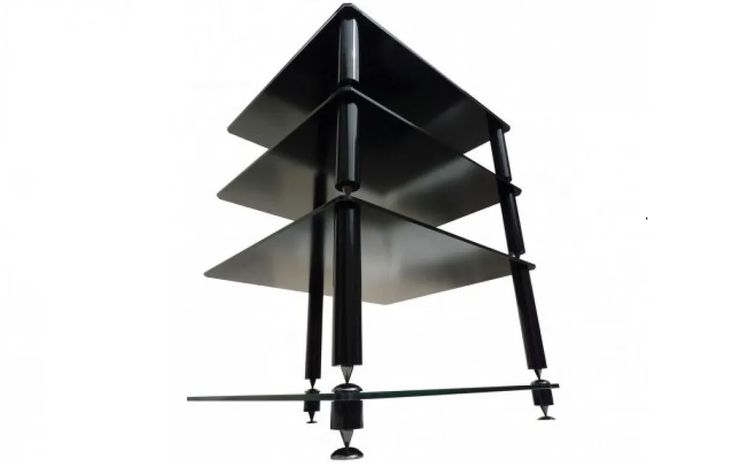 Стійки та тумби для HI-FI техніки Norstone Bergen 2 Glossy black