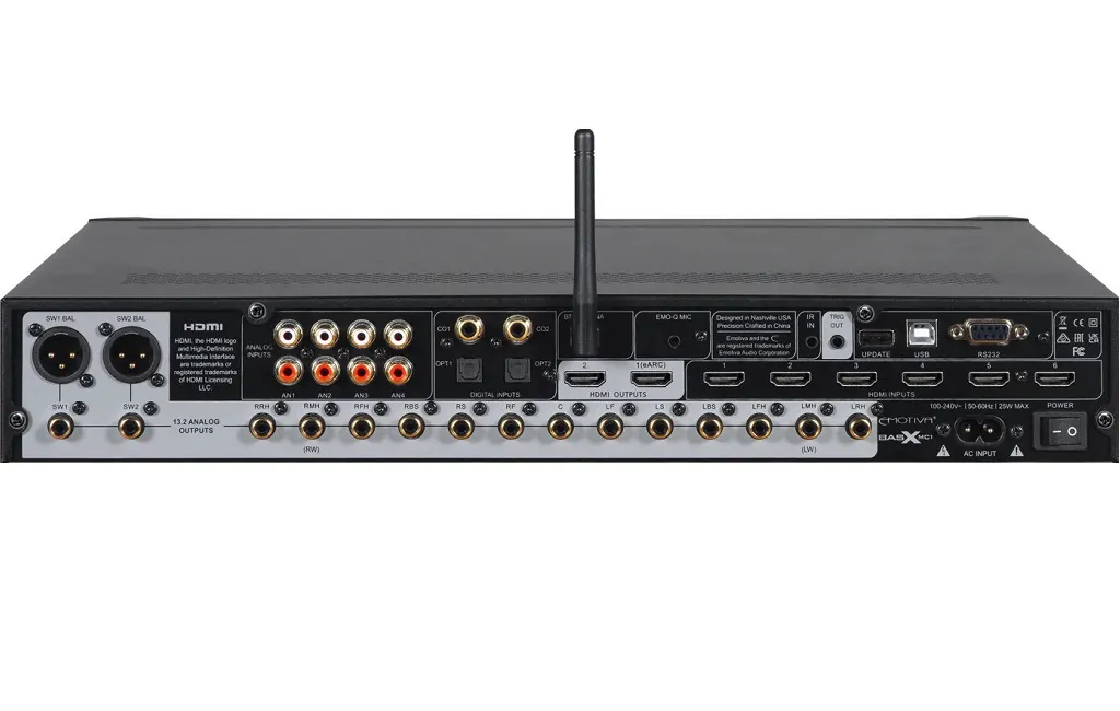 AV процесори Emotiva BasX MC1 13.2 Channel