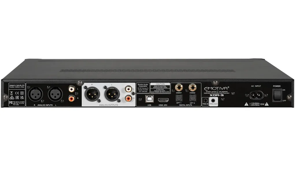 Предварительные усилители EMOTIVA XDA-3 Black