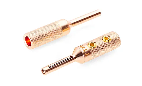 Конектори, роз'єми TTAF 93182 Red Copper Banana