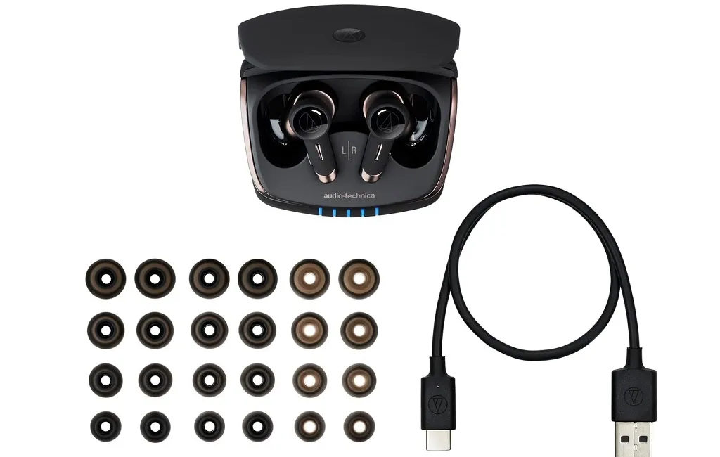 Наушники беспроводные (Bluetooth) Audio-Technica ATH-TWX9