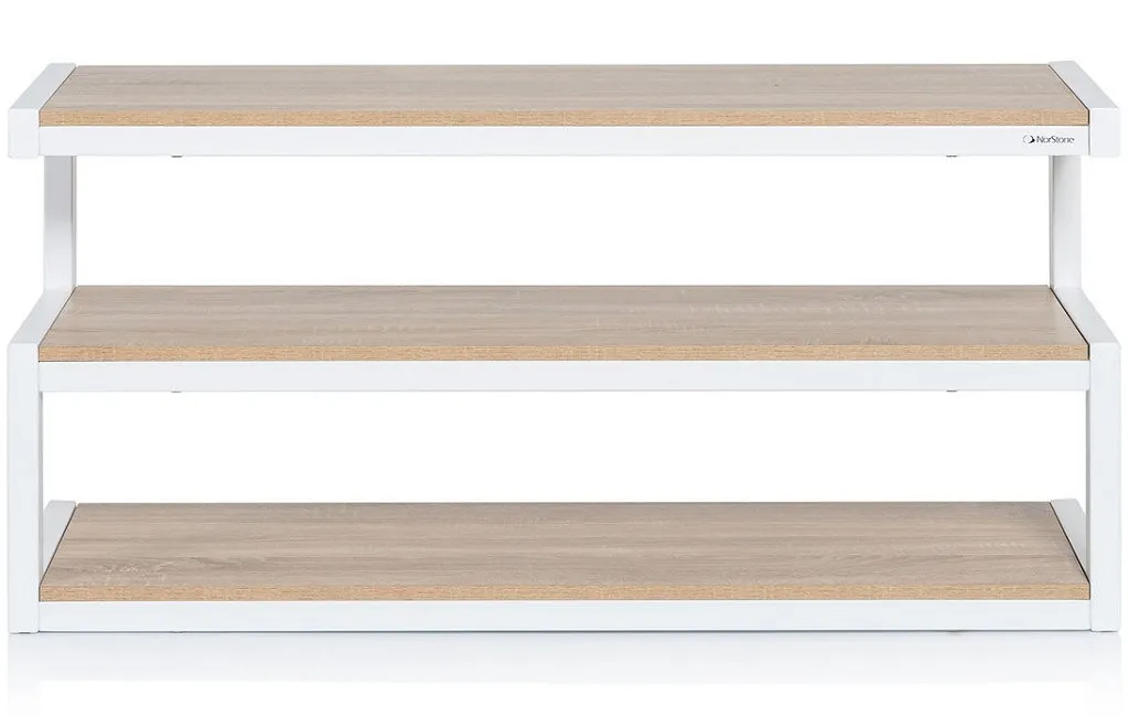 Стійки та тумби для HI-FI техніки NorStone Esse AV White/Oak