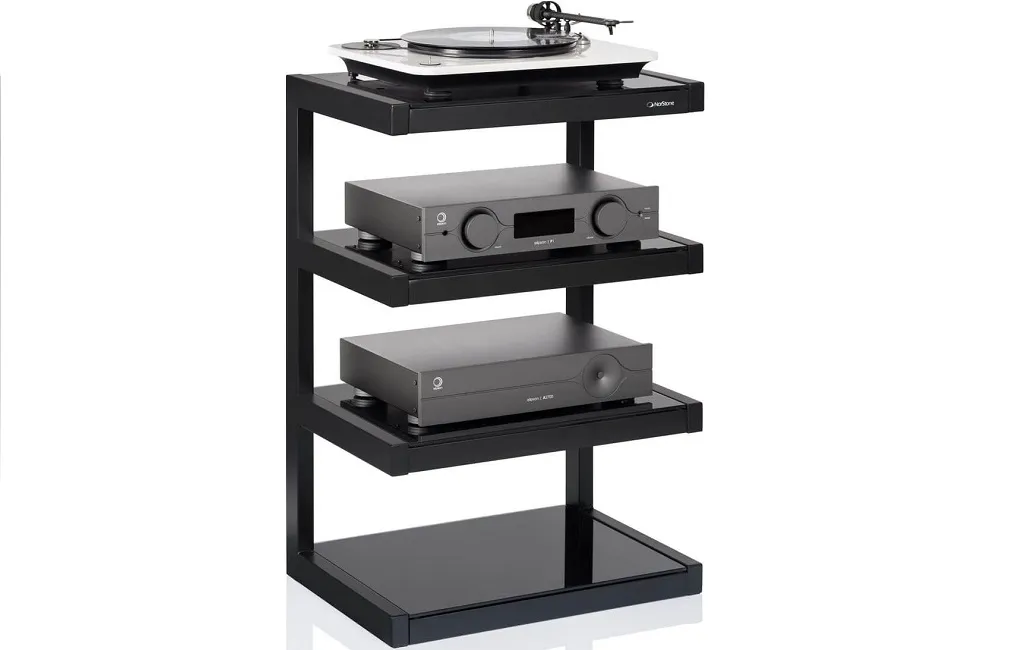 Стійки та тумби для HI-FI техніки Norstone Esse HIFI Furniture/Black Satin