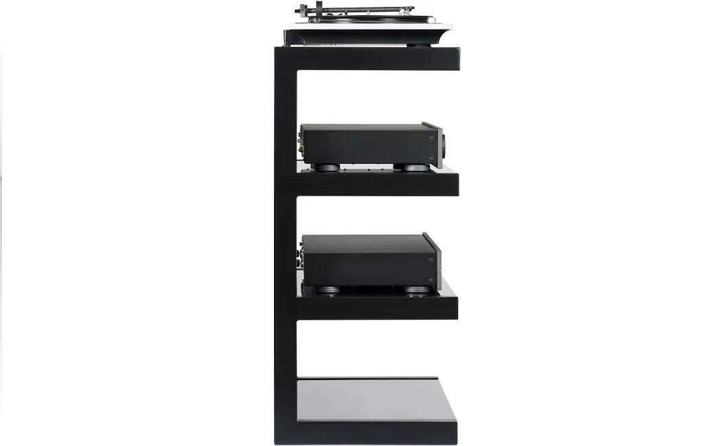 Стійки та тумби для HI-FI техніки Norstone Esse HIFI Furniture/Black Satin