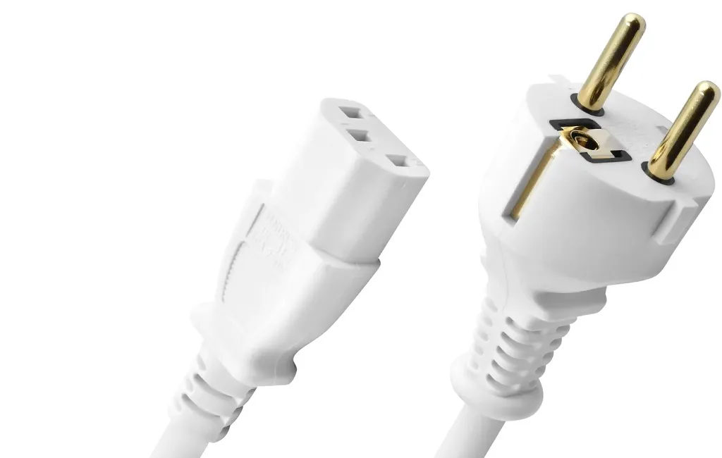 Силові кабелі Oehlbach Powercord C13/150 White, 1.5m