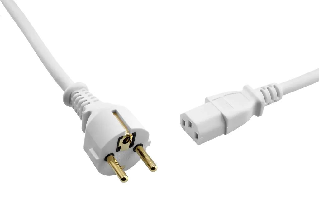 Силові кабелі Oehlbach Powercord C13/150 White, 1.5m