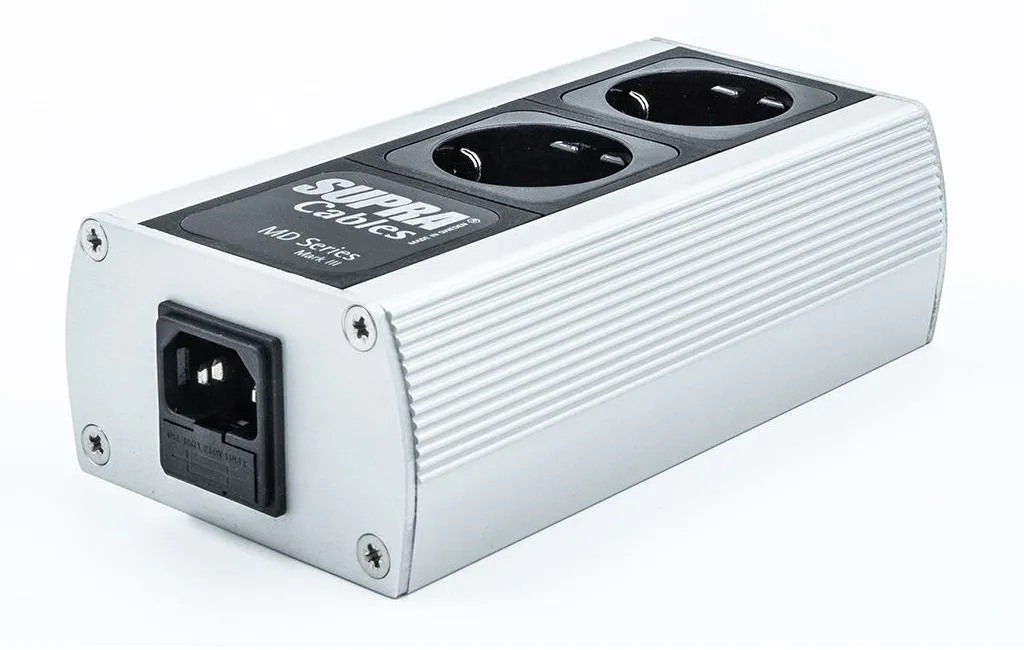 Сетевые фильтры, регенераторы Supra MAINS BLOCK MD02-EU