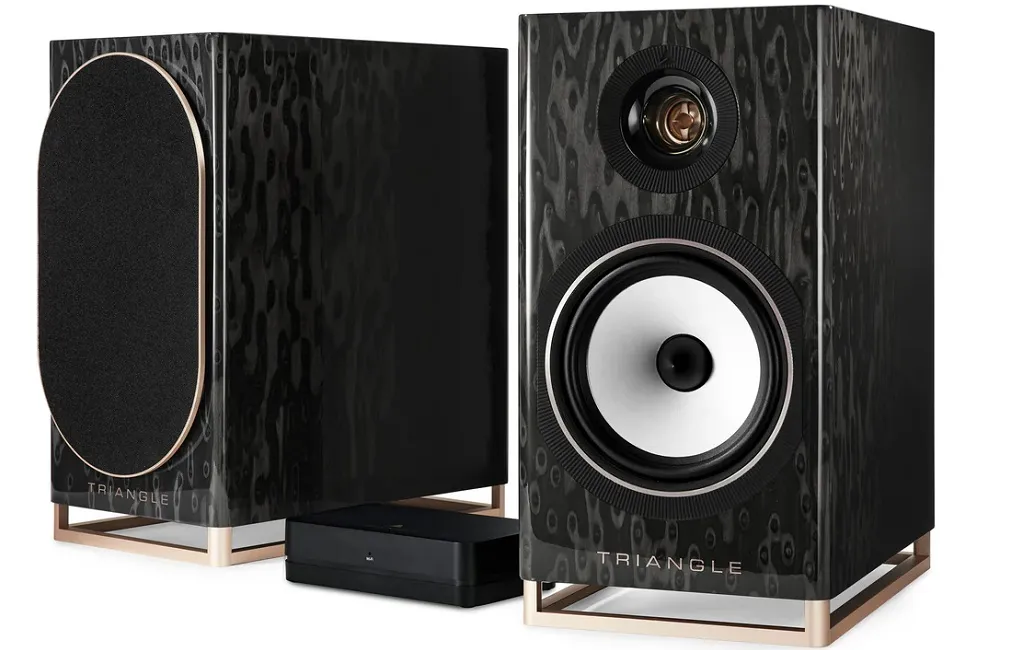 Активная полочная акустика Triangle Capella Black