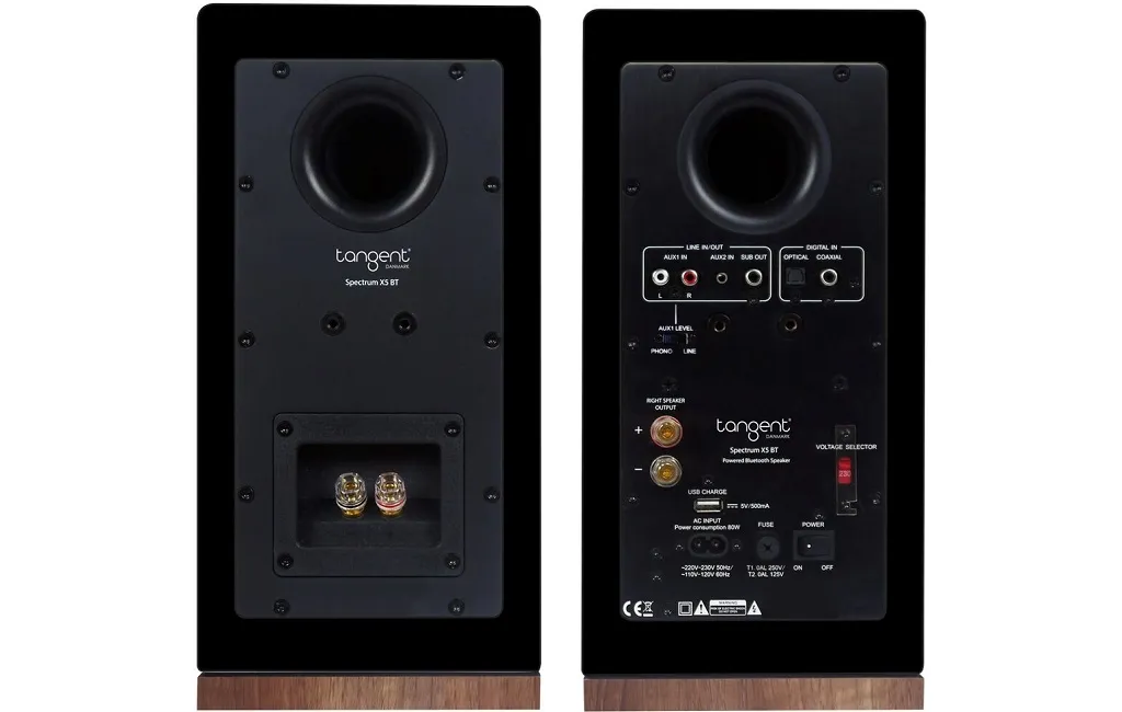 Активная полочная акустика Tangent Spectrum X5 BT Phono Black