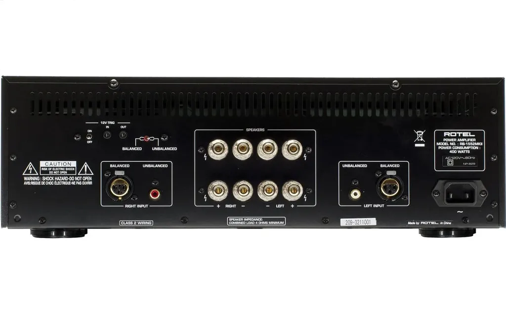 Усилители мощности Rotel RB-1552 MkII Black