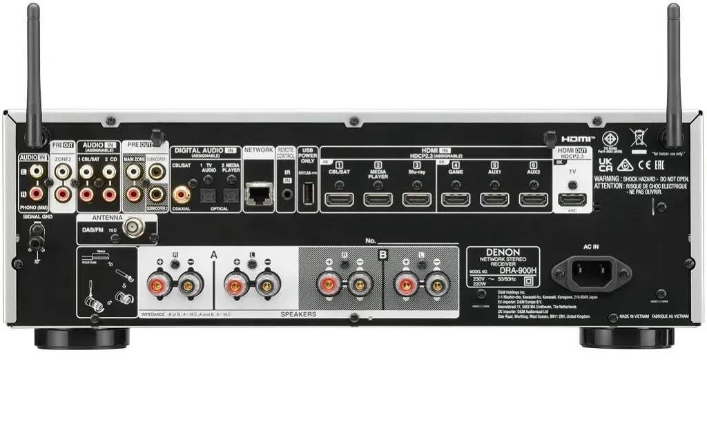 Стерео ресивер Denon DRA-900H Silver