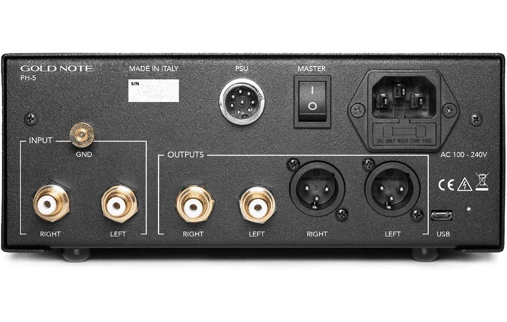 Фонокорректоры Gold Note PH-5 Black