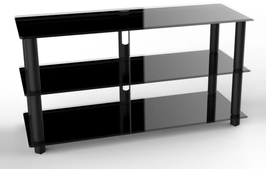 Стойки и тумбы для HI-FI техники Norstone EPUR 3 AV BLACK SATIN