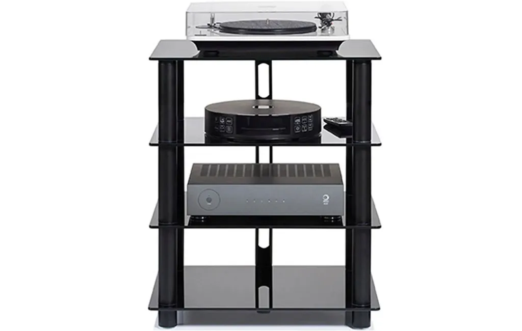 Стійки та тумби для HI-FI техніки Norstone Epur 4 HIFI Black Satin