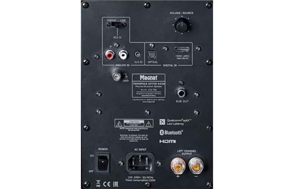 Активна підлогова акустика MAGNAT Transpuls 800A Black