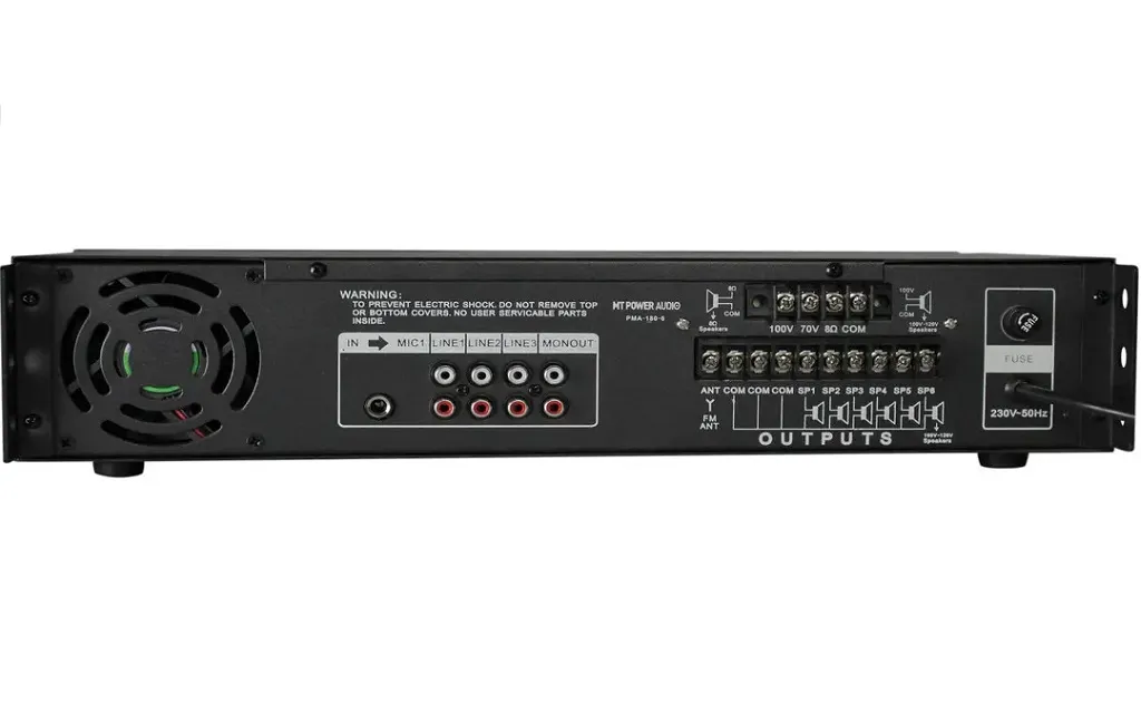 Трансляційні підсилювачі MT-Power PMA-180-6