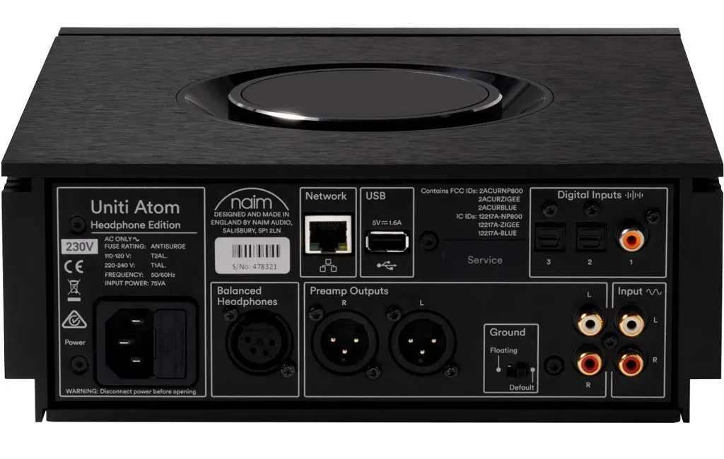 Підсилювачі для навушників Naim Audio Uniti Atom Headphone Edition