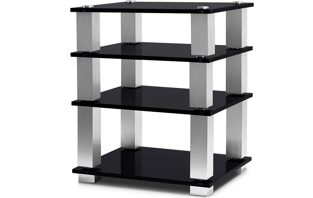 Стійки та тумби для HI-FI техніки NORSTONE SQUARE HIFI BLACK
