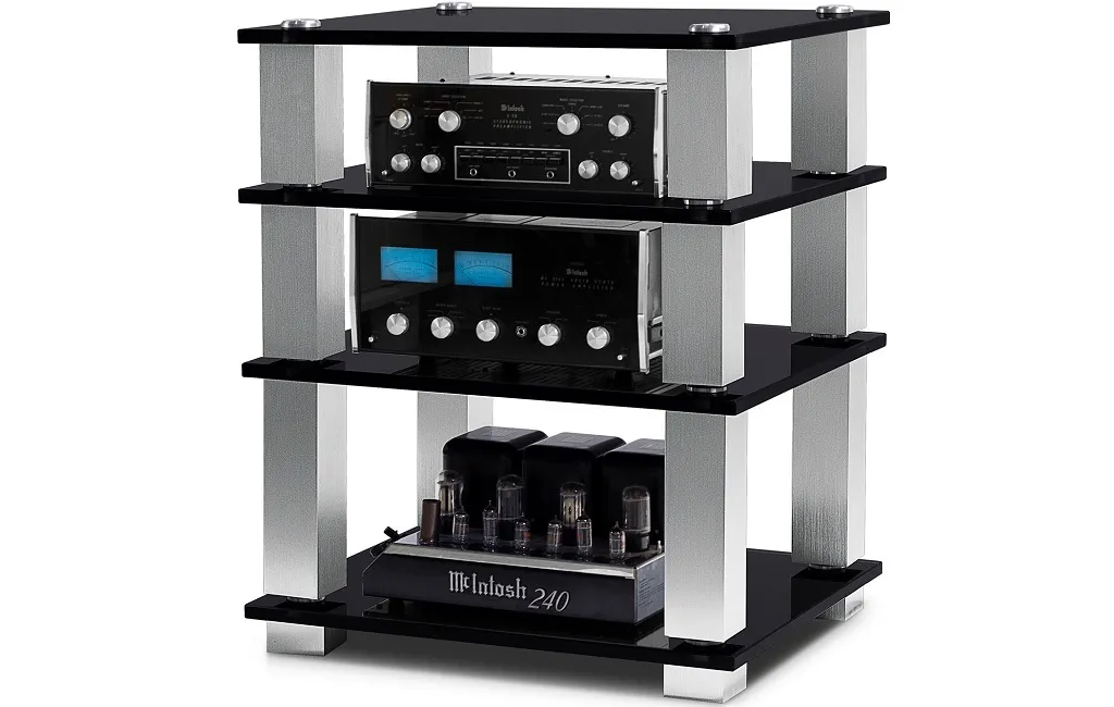 Стійки та тумби для HI-FI техніки NORSTONE SQUARE HIFI BLACK