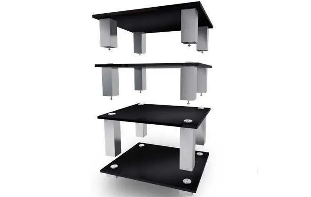 Стійки та тумби для HI-FI техніки NORSTONE SQUARE HIFI BLACK