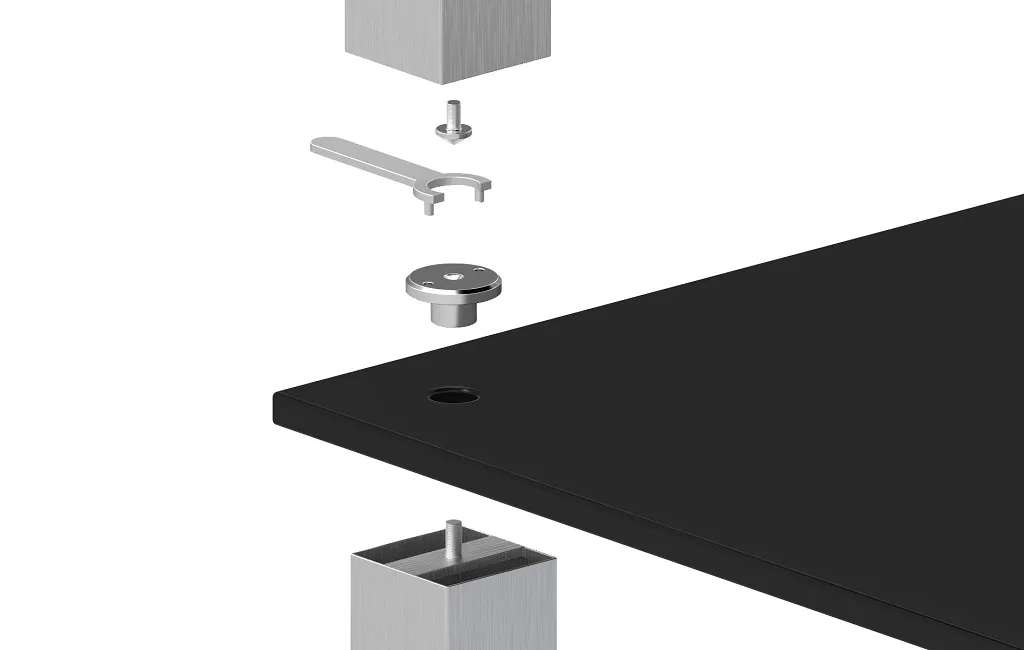 Стійки та тумби для HI-FI техніки NORSTONE SQUARE HIFI BLACK