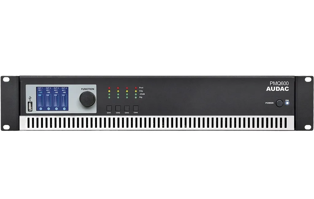 Трансляционные усилители Audac PMQ600 Black