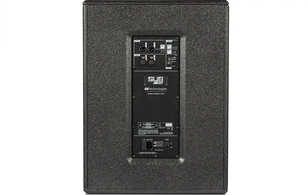Профессиональные активные сабвуферы dB Technologies SUB 615 Black