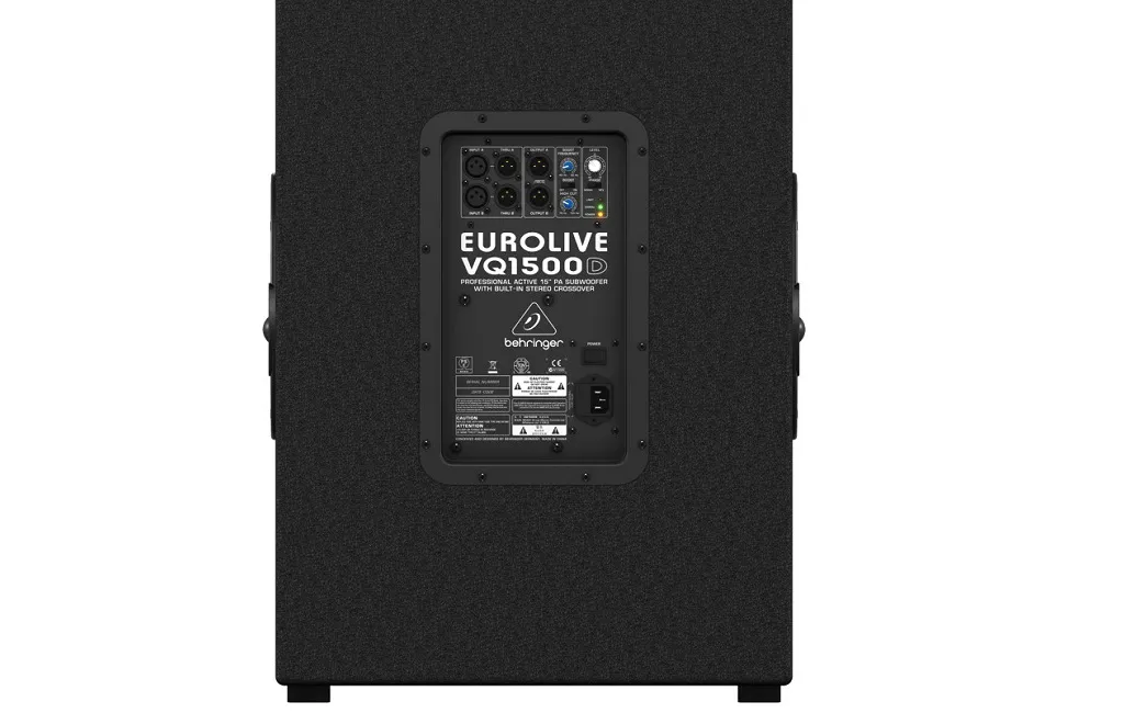 Професійні активні сабвуфери Behringer VQ1500D