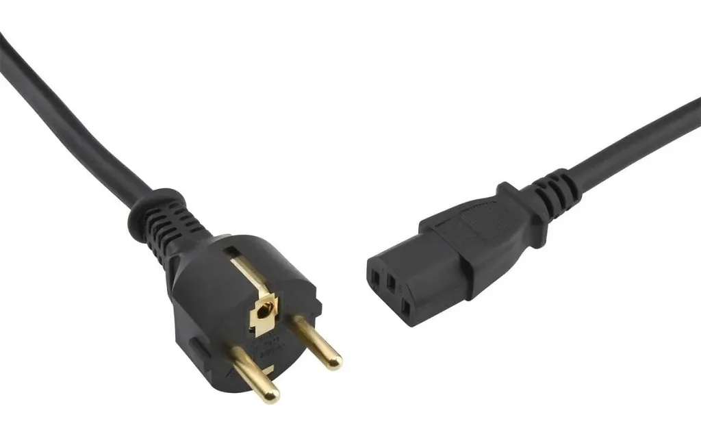 Силові кабелі Oehlbach Powercord C13/150 Black, 1.5m