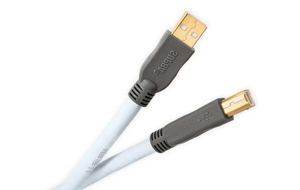 USB кабели Supra USB 2.0 A-B BLUE 2M