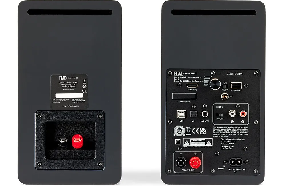 Активная полочная акустика ELAC DEBUT CONNEX DCB41 Walnut