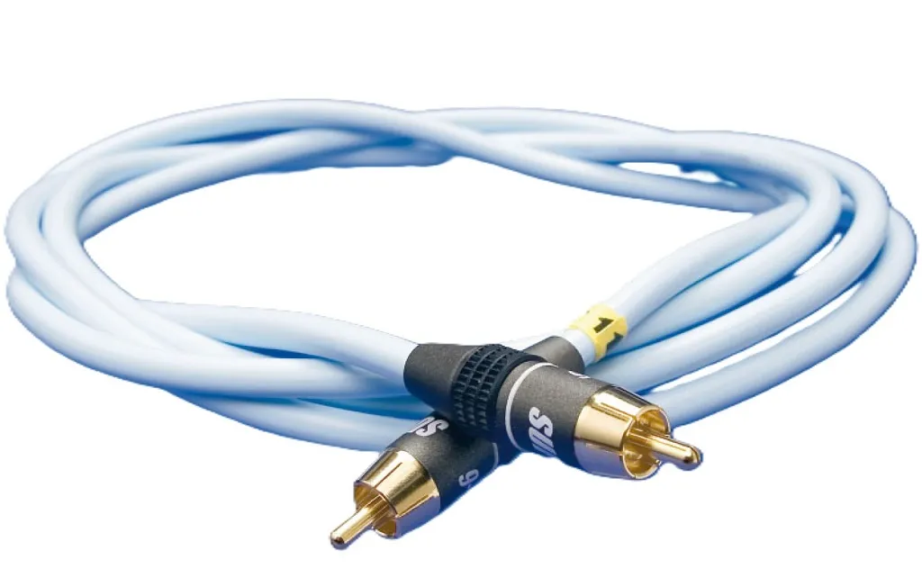 Кабели сабвуферные SUPRA SUBLINK 1RCA-1RCA BLUE 2M