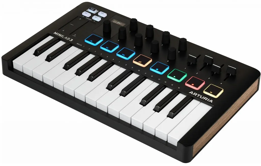 MIDI-клавіатури Arturia MiniLab 3 Black Edition