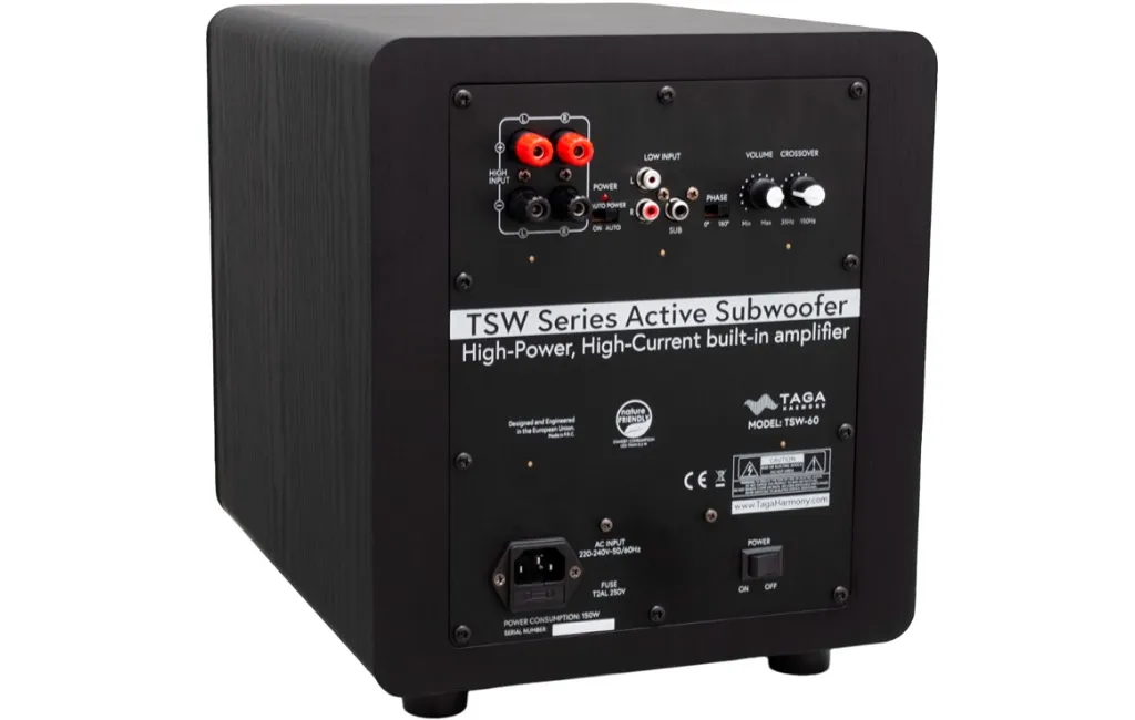 Сабвуферы  Taga Harmony TSW-60 Black