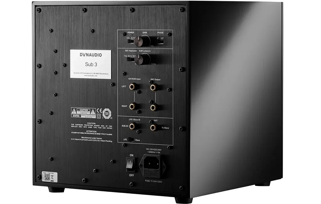 Сабвуферы  Dynaudio Sub 3 Black Satin