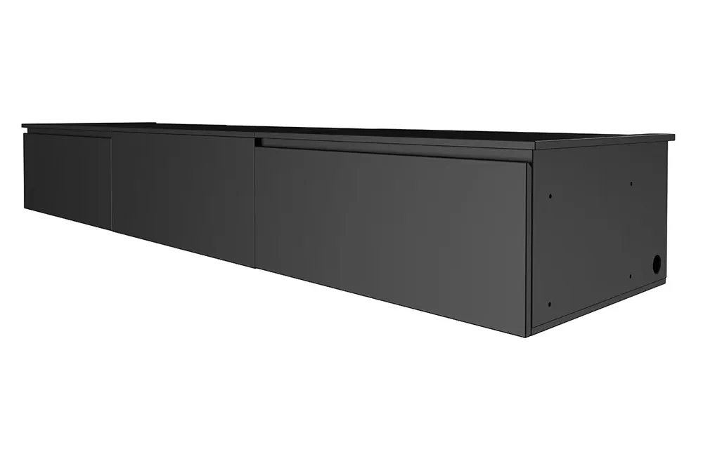 Тумба для короткофокусного проектора з висувним екраном Shore ROLATV Rollable Laser Matte TV Cabinet 100 inch Black