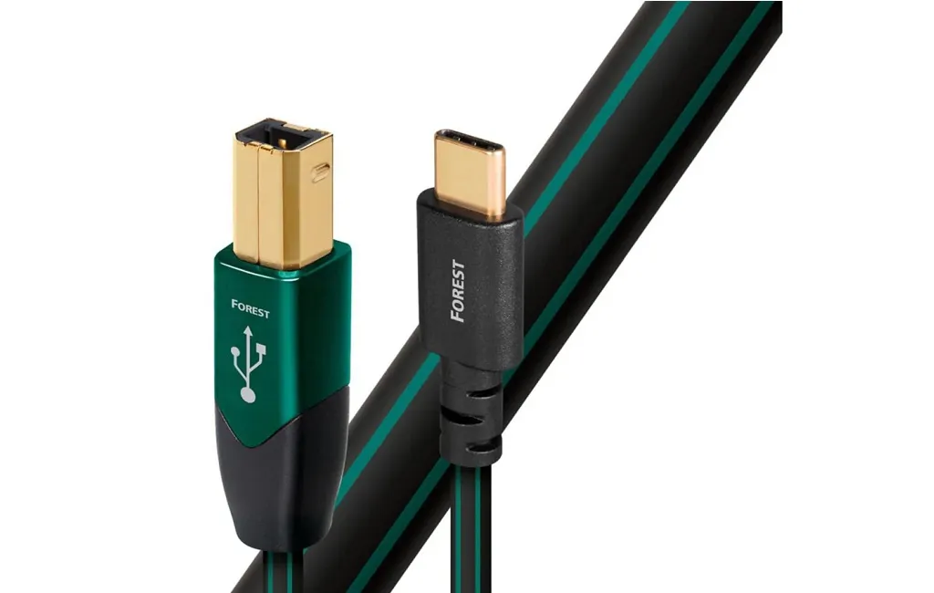 USB кабелі AUDIOQUEST hd 0.75m, USB 2.0 FOREST C > B