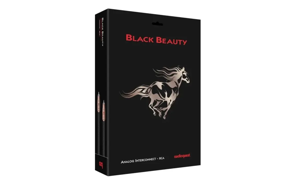 Міжблочні кабелі AUDIOQUEST Pair 1.0m BLACK BEAUTY RCA IC
