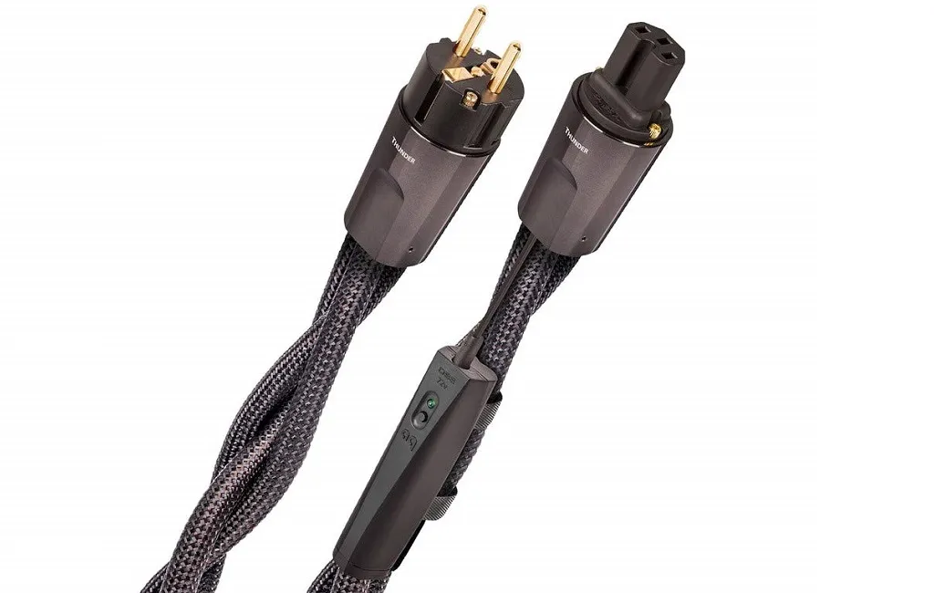 Силові кабелі AUDIOQUEST power 2.0m NRG THUNDER EU IEC15 AC POWER CORD