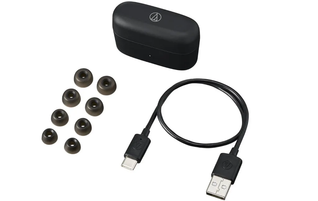 Наушники беспроводные (Bluetooth) Audio-Technica ATH-CKS30TW+BK Black