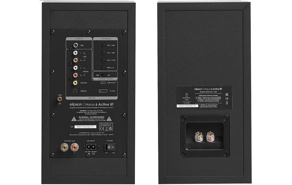 Активная полочная акустика ELIPSON Horus 6B Active BT Black