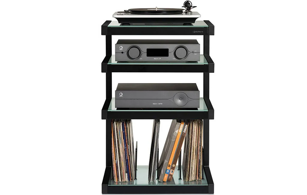 Стойки и тумбы для HI-FI техники Norstone Esse Hifi Vinyl Black/Black