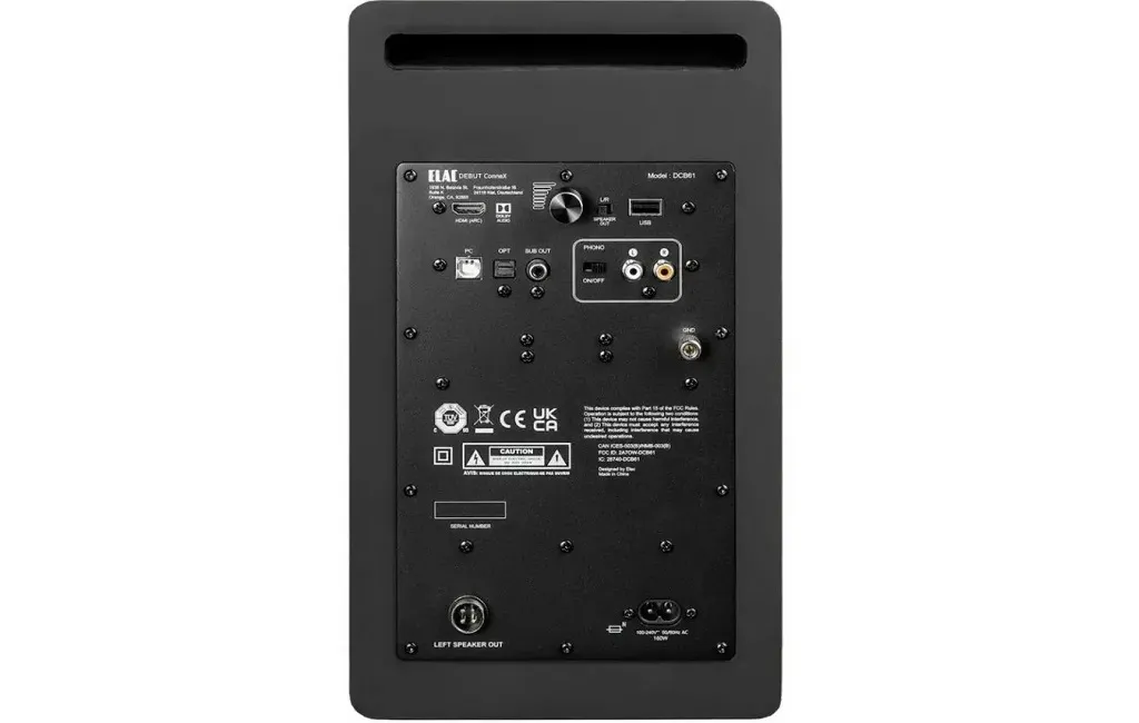 Активная полочная акустика Elac Debut ConneX DCB61 Black