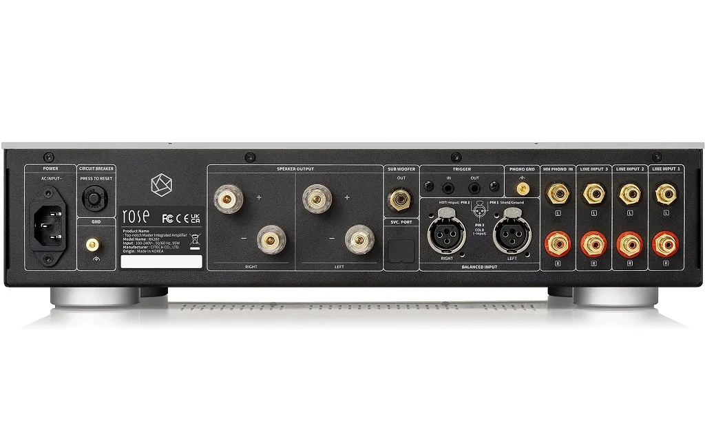 Стерео підсилювачі HIFI Rose RA 280 Black