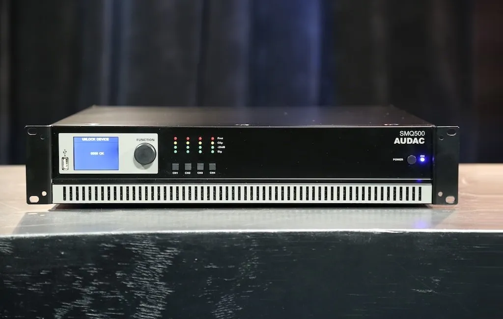 Трансляційні підсилювачі Audac SMQ500 Black