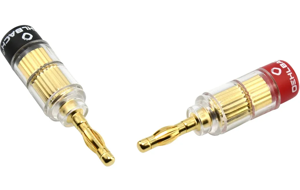 Конектори, роз'єми Oehlbach Solution Banana - 4 шт./компл.