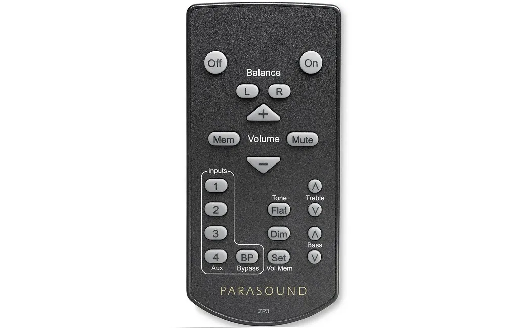 Попередні підсилювачі Parasound Zpre3