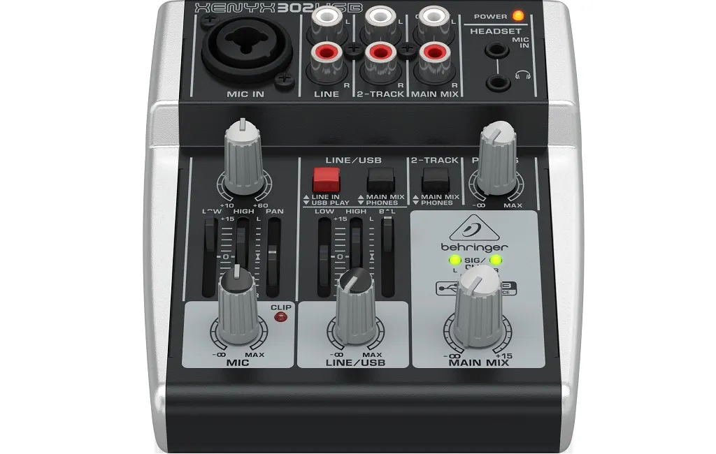 Микшерный пульт Behringer XENYX 302USB