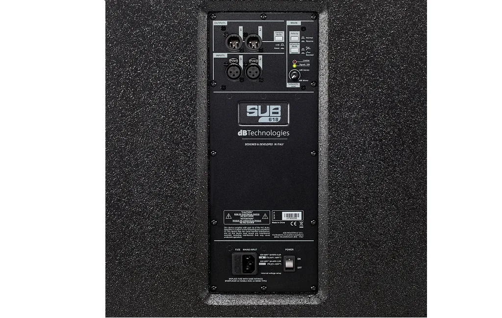 Профессиональные активные сабвуферы dB Technologies SUB 618